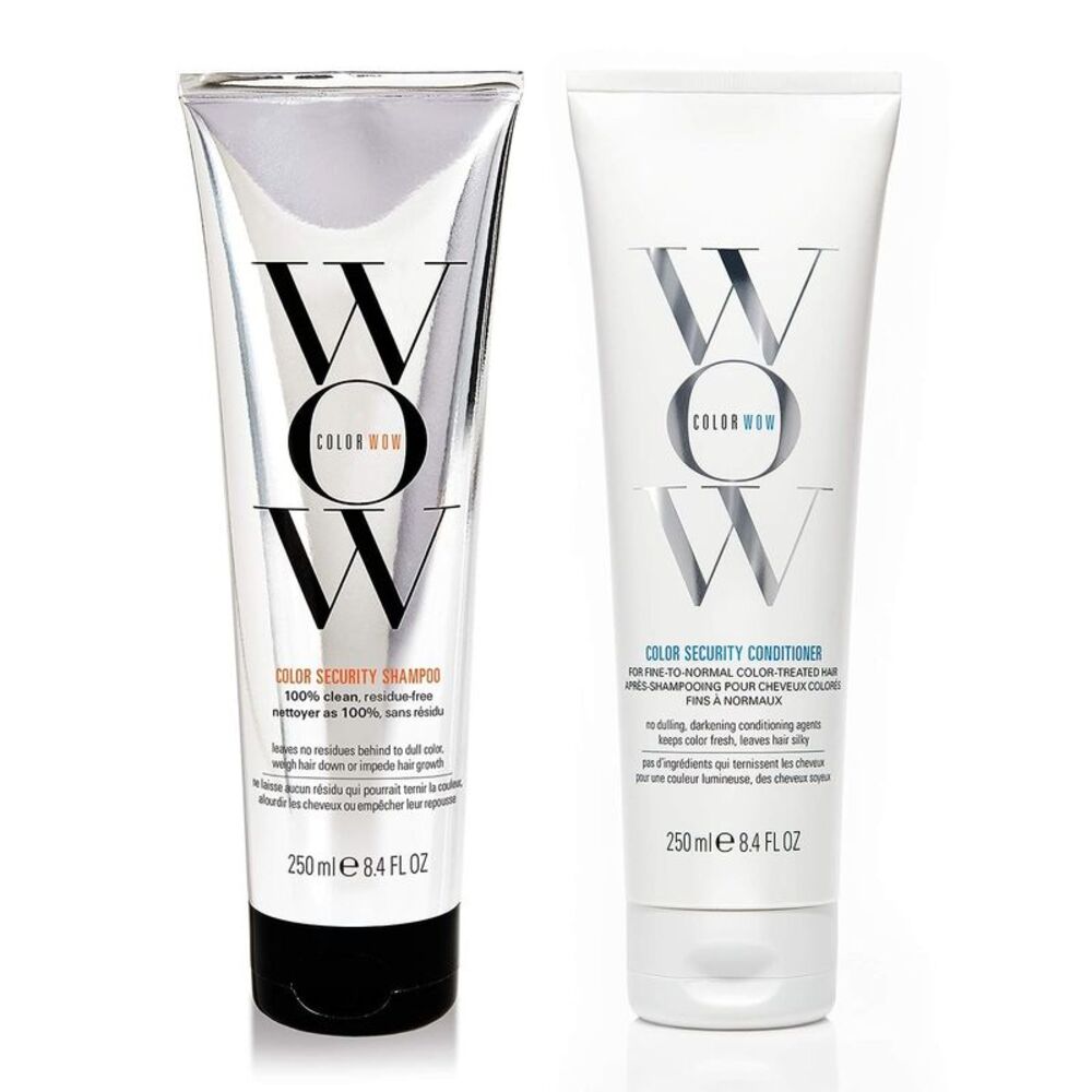 COLOR WOW Color Security Shampoo & Conditioner Duo | For Fine Hair